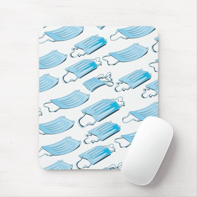 Face Mask Mouse Mat (With Mouse)