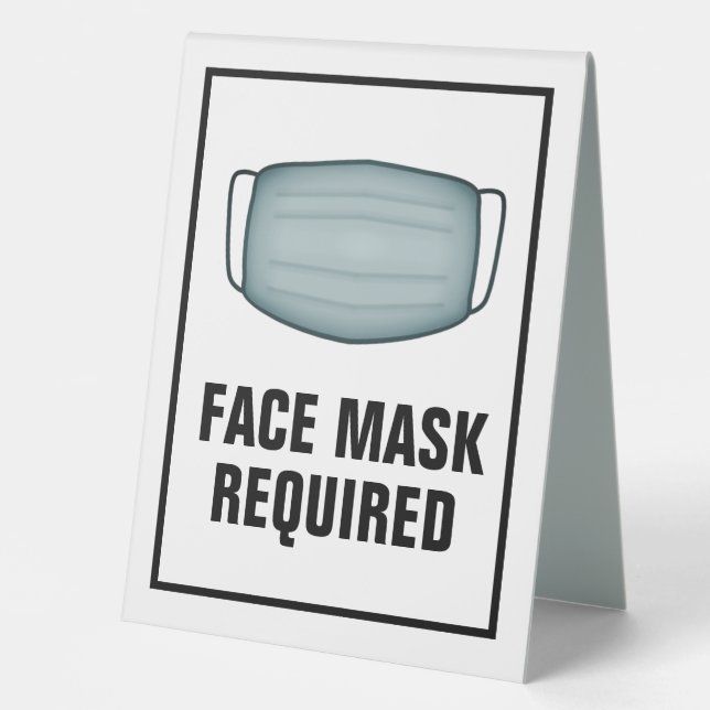 Face Mask Required (Front)
