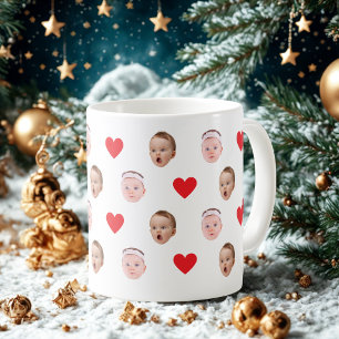 Face Mug, Custom Photo mug, Baby Gift Coffee Mug