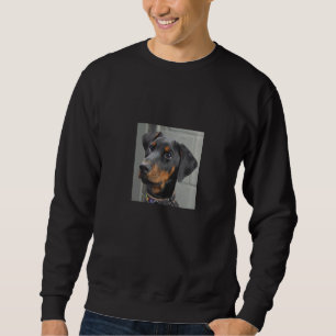 Face Of A Doberman Dog 2 Sweatshirt