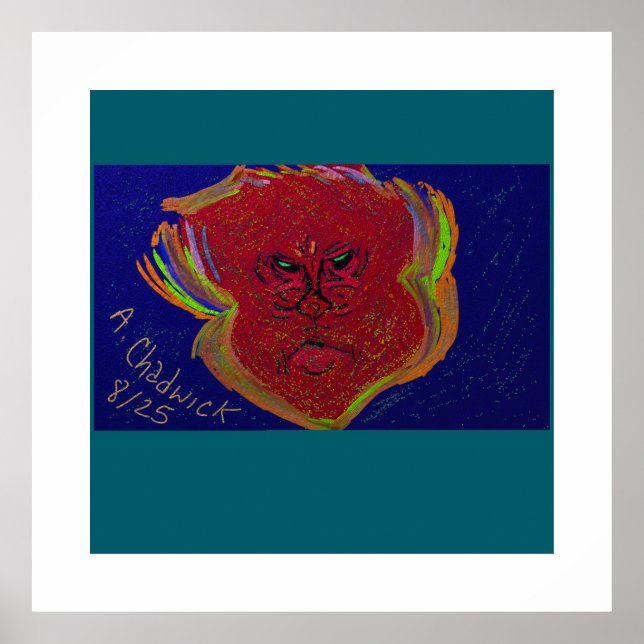 Face of a Flame  Poster (Front)