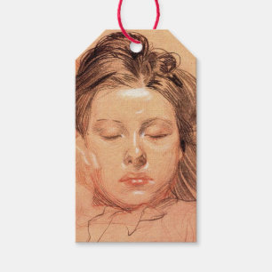 Face of a Girl Asleep (by Frantisek Kupka) Gift Tags