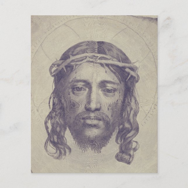 Face of Christ on St. Veronica's Veil Holy Face (Front)