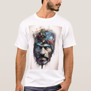 Face of Future-1 [Generative art with AI) T-Shirt