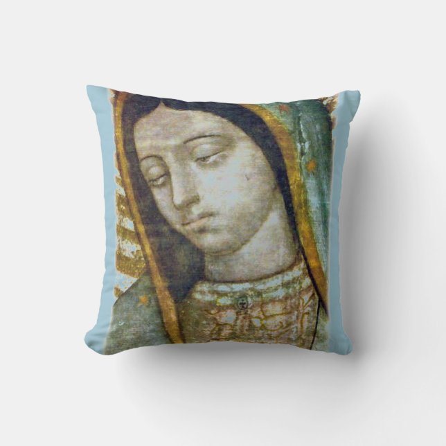 Face Of Guadalupe Cushion (Front)