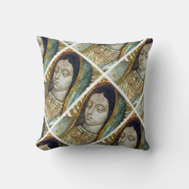 Face Of Guadalupe Cushion (Front)