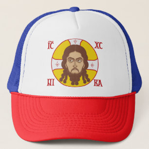 Face Of jesus Christ Orthodox Icon Trucker Hat