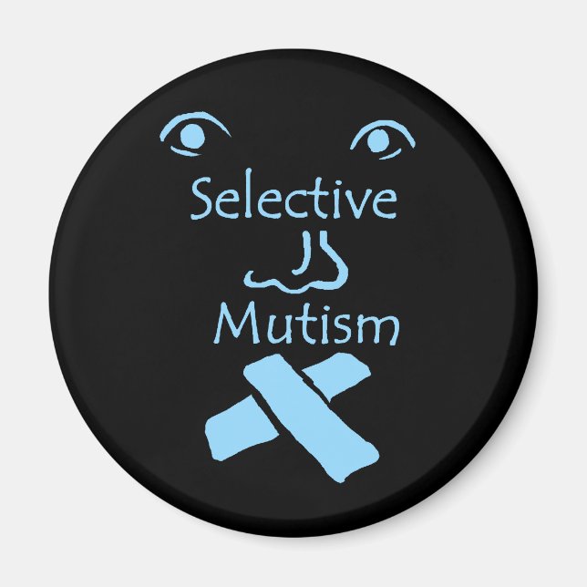 Face of Selective Mutism Magnet (Front)