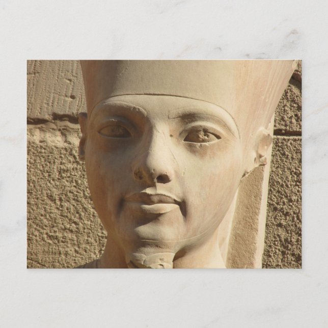 Face of Tutankhamun Postcard (Front)