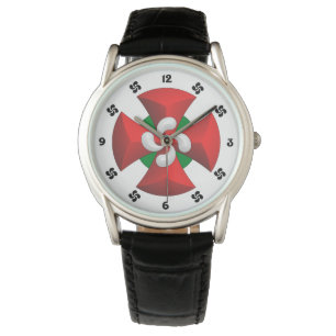 Face of watch cross Basque