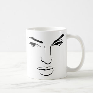 Face of Woman Coffee Mug