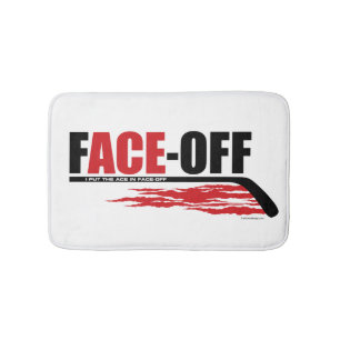 Face-Off Ace (Hockey) Bath Mat