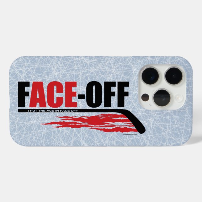 Face-Off Ace (Hockey) Case-Mate iPhone Case (Back (Horizontal))