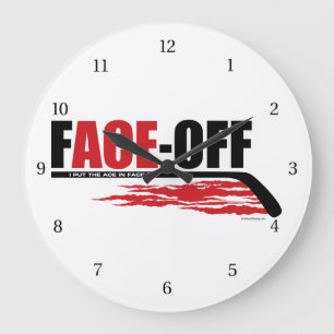 Face-Off Ace Large Clock