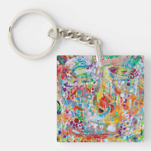 Face Off Keychain