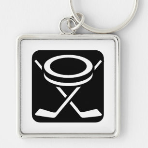 Face Off Puck Key Ring