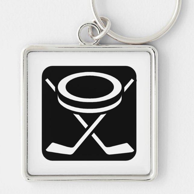 Face Off Puck Key Ring (Front)
