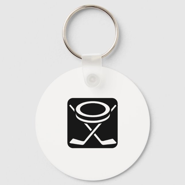 Face Off Puck Key Ring (Front)