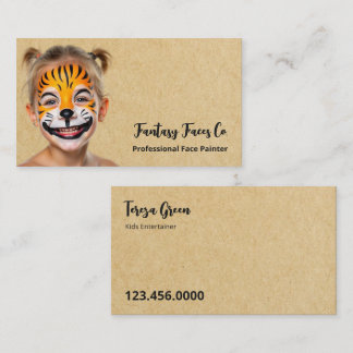 Face Painter Business Card