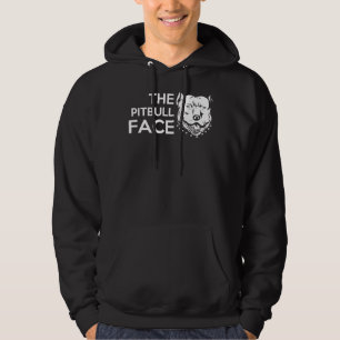 Face Pitbull Dog Hoodie