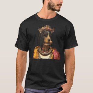 face portrait of an Ancient dog as Cleopatra  1 T-Shirt
