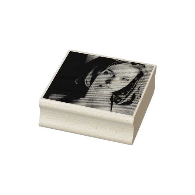 Face Portrait Rubber Stamp (Stamp)