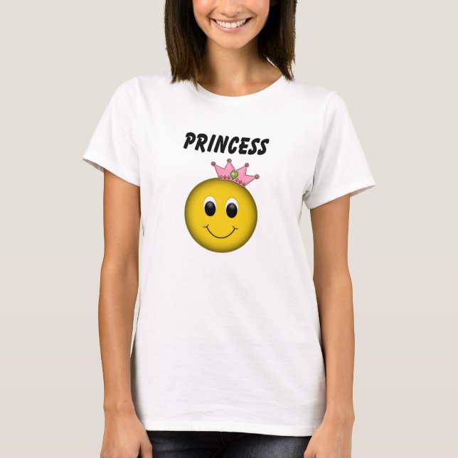 Face Princess with Crown T-Shirt (Front)