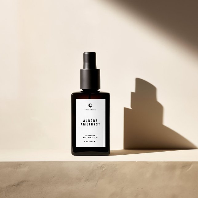 Face Serum Small Bottle Label (Creator Uploaded)