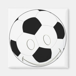 FACE SOCCER BALL MAGNET