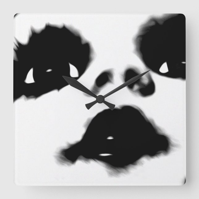 Face Square Wall Clock (Front)