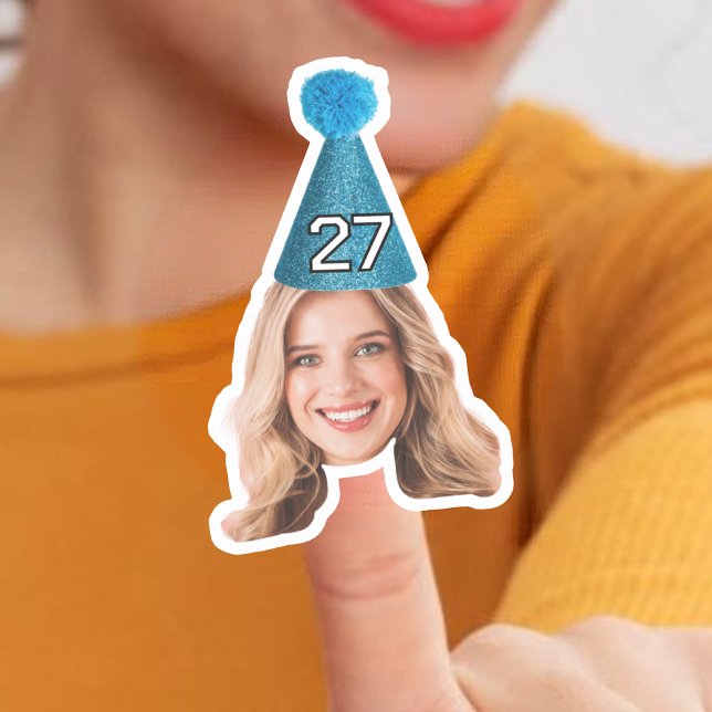 Face sticker, Custom Face, Custom Photo Party Hat (Creator Uploaded)