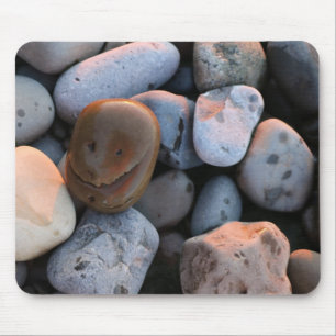 Face Stone Mouse Mat