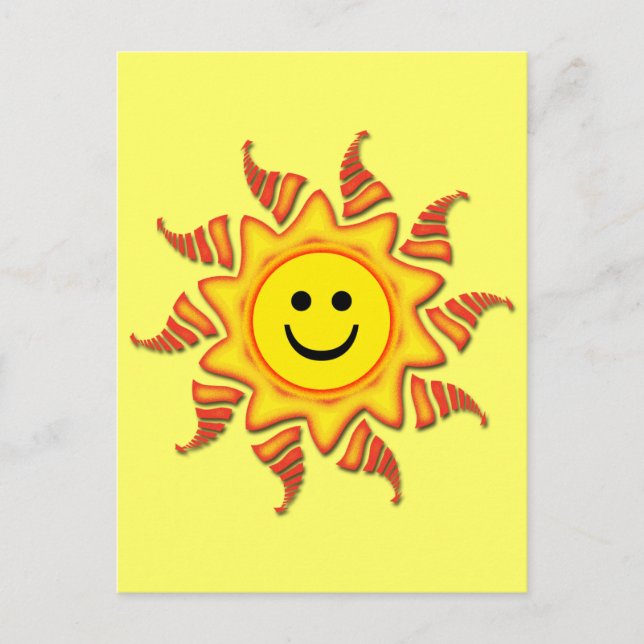 FACE SUN POSTCARD (Front)