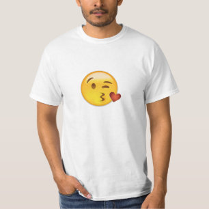 Face Throwing A Kiss Emoji T-Shirt
