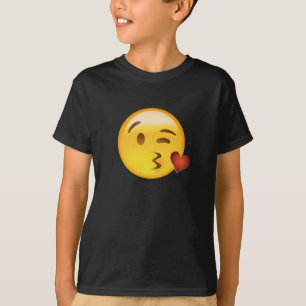 Face Throwing A Kiss Emoji T-Shirt