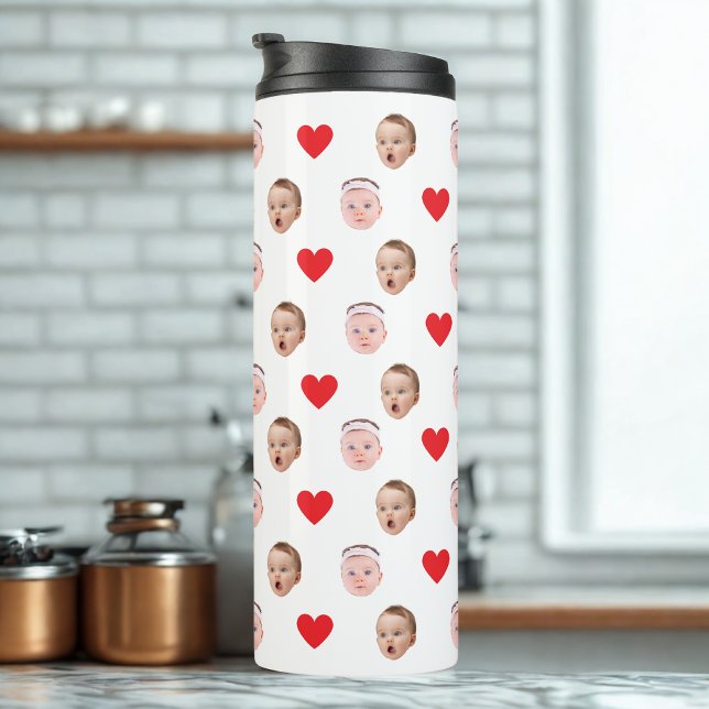 Face Tumbler, Custom Photo Tumbler, Baby Gift  Thermal Tumbler (Creator Uploaded)