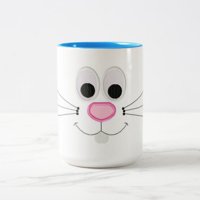 Face Two-Tone Coffee Mug (Center)