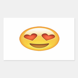 Face with heart shaped eyes emoji sticker