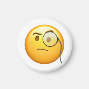 Face With Monocle - Emoji Magnet