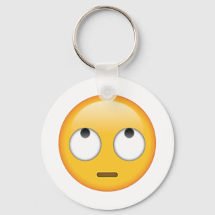 Face With Rolling Eyes — Emoji Key Ring