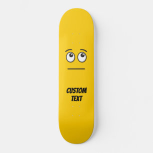 Face with Rolling Eyes Skateboard