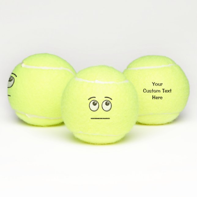 Face with Rolling Eyes Tennis Balls (Multi)