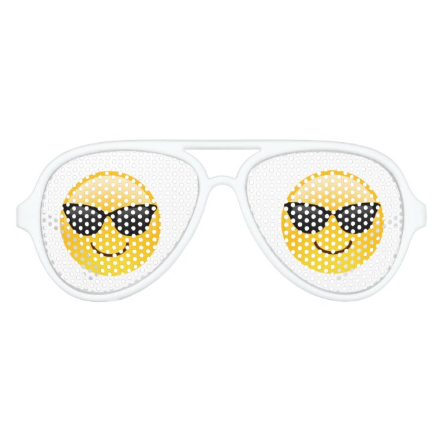 face with sunglasses retro party shades (Front)