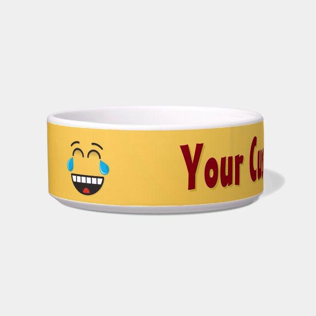 Face With Tears of Joy Bowl (Left)