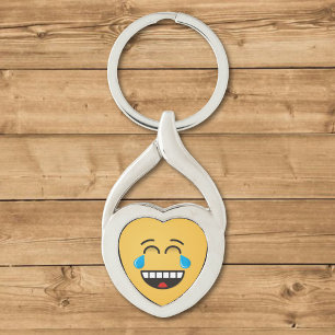 Face With Tears of Joy Key Ring