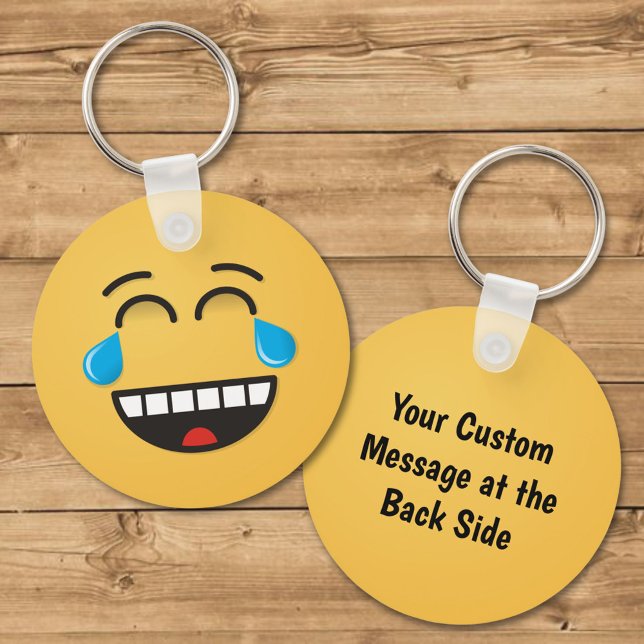 Face With Tears of Joy Key Ring (Creator Uploaded)