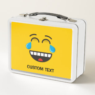 Face With Tears of Joy Metal Lunch Box