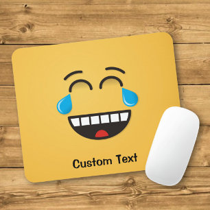 Face With Tears of Joy Mouse Pad