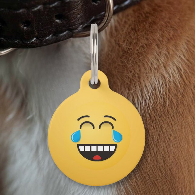 Face With Tears of Joy Pet Tag (Creator Uploaded)