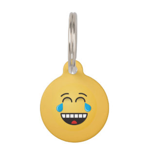 Face With Tears of Joy Pet Tag